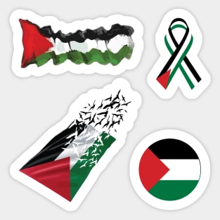Flag of Palestine Palestinian Solidarity Stickers Pack #1 Sticker